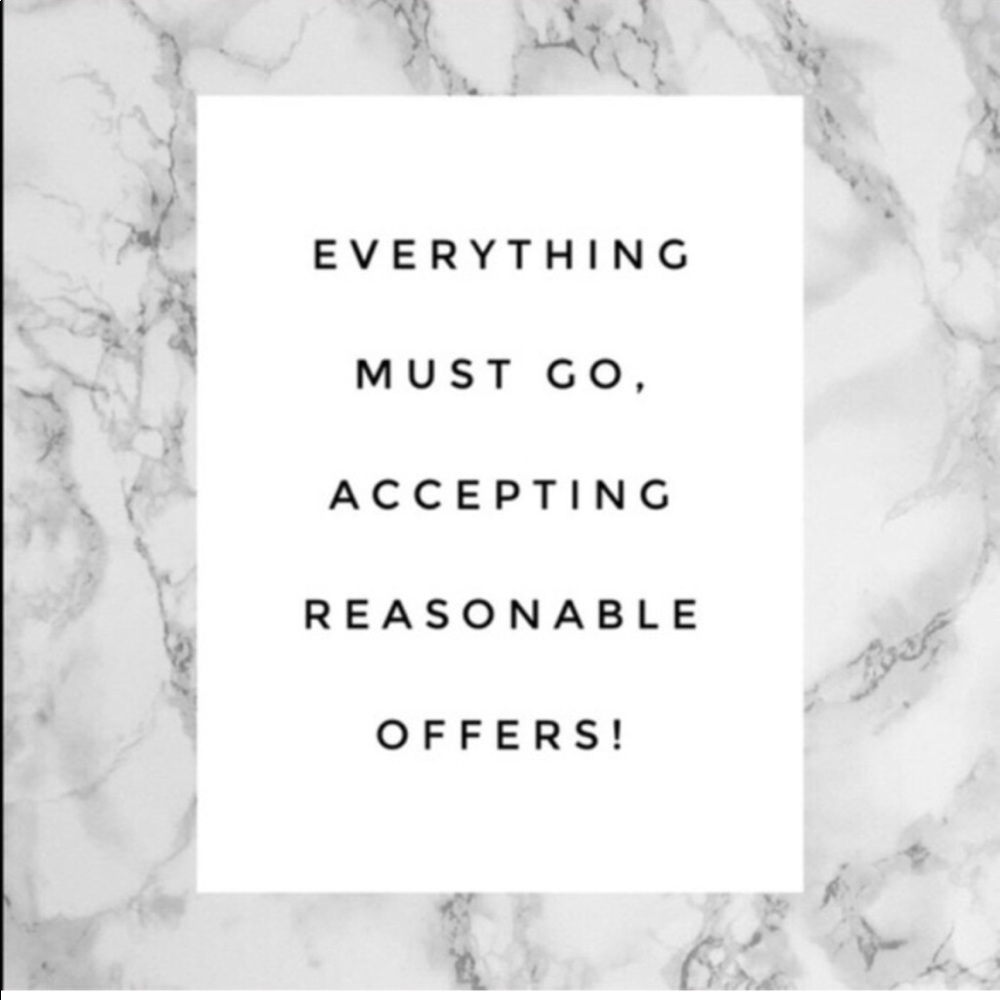 Everything must go!!